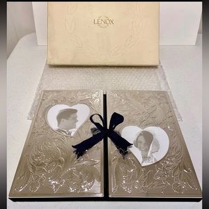 Brand new Lenox Silverplated Wedding Promise Collection Double Album